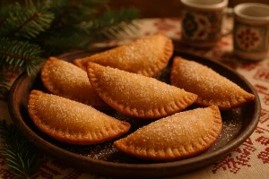Postres navideños canarios - truchas de batata